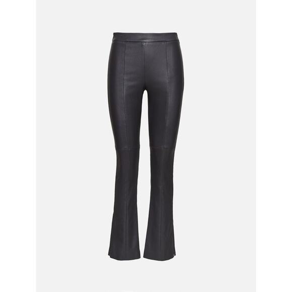 TWP Skinny Love Stretch Lamb Leather Pant in Black Oyster 0 - Picture 5 of 6